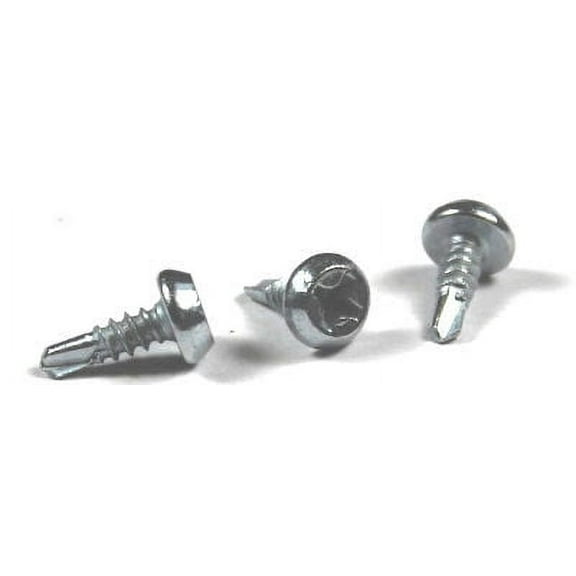#7 x 7/16" Self-Drilling Framing Screws / Phillips / Special Pan Head / Steel / Zinc - 10000 Piece Carton