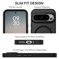 thumbnail image 5 of YINLAI for Google Pixel 9 Pro Case [Compatible with Mag-safe] Translucent Matte Magnetic Google Pixel 9 Case Slim Thin Shockproof Women Men Protective Phone Cases for Google Pixel 9/9 Pro,Black, 5 of 8
