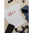 thumbnail image 3 of Made With Love W Daisy  T-Shirt Women -Image by Shutterstock, Female 3X-Large, 3 of 4