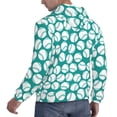 thumbnail image 3 of Hoodies for Men - green baseball Long Sleeve Comfrt Men'S Fashion Hoodies & Sweatshirts, Sweatshirts for Men Hoodies Pullover Clothing Clothes with Pouch, 3 of 7