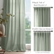 thumbnail image 4 of Cortinas Jinchan, mezcla de lino, 180 cm de largo, color verde, para sala de estar, 4 of 6