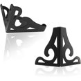 thumbnail image 3 of 4 piezas de patas de sofá para muebles de arte hueco de 4 pulgadas/10 cm, patas triangulares negras mate, 3 of 4