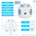 thumbnail image 6 of Addot ADDOT Ultrasonic Rodent and Pest Repellent Device with Flashlight, White, 6 of 6