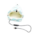 thumbnail image 3 of Hamaca cálida para hámster con alimentación USB, cómoda y acogedora cama colgante suave para animales pequeños, pájaros, erizos, ardillas, conejos. Azul L, 3 of 10