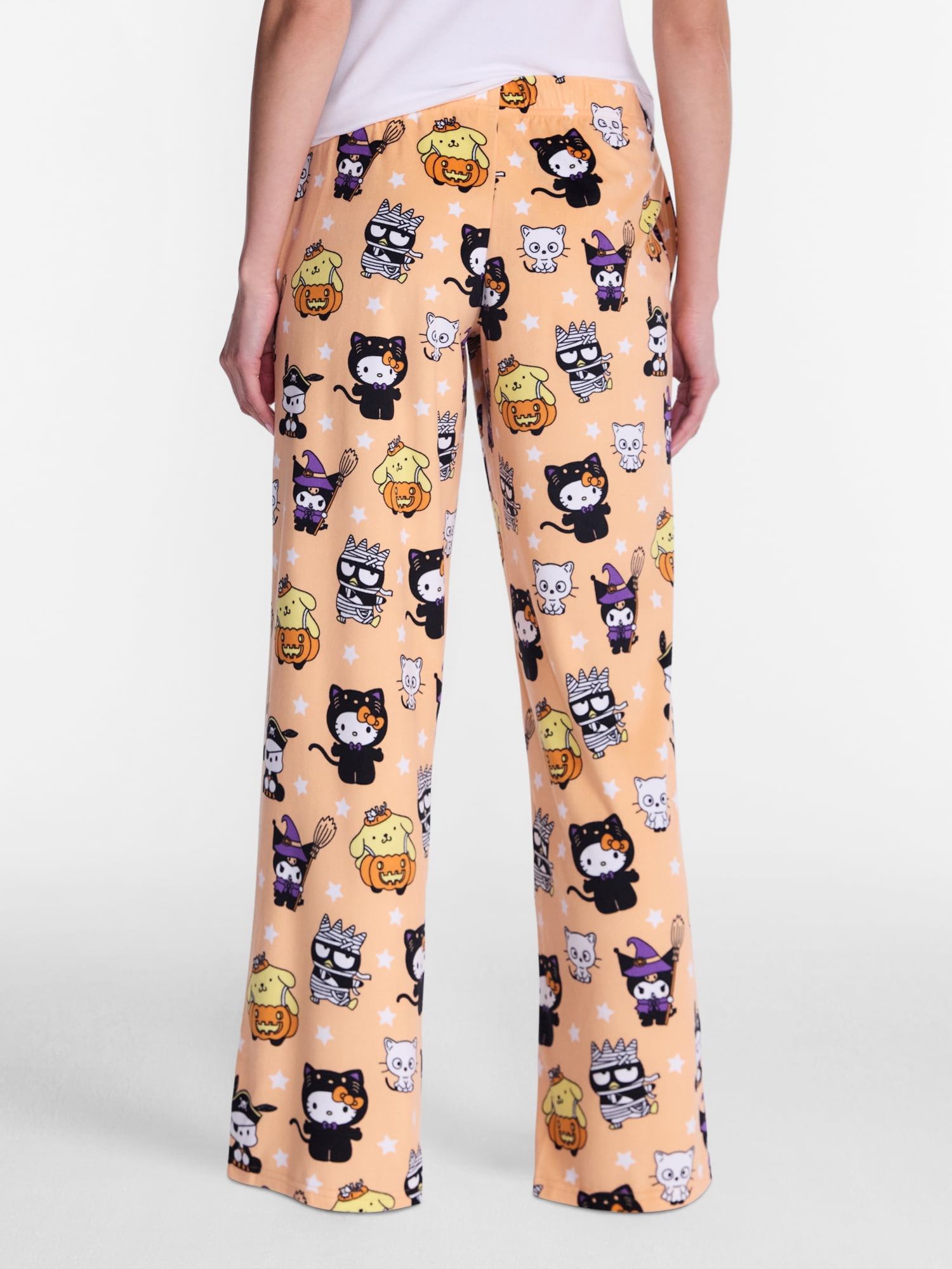 Hello Kitty Women's Halloween Velour Sleep Pants, Sizes XS-3X