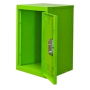 Hallowell Kid Mini Locker, 15"W x 15"D x 24"H, 1134 Sour Apple (green), Single Tier, 1-Wide, Knock-Down