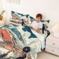 thumbnail image 3 of Erosebridal Fighter Queen Sheet Sets, Red Sports Car Bed Set for Boys, 1 Flat Sheet, 1 Fitted Sheet and 2 Pillowcases, 3 of 5