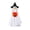 White, variant on Halloween Porch Goose Ghost Costume Outfit, 25.59" Goose Clothes with Witch Hat Pumpkin Candy Bucket for Lawn Yard Porch Patio Holiday Party Decor White