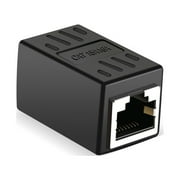 2 Pack RJ45 Coupler Inline Connector Cat7 Cat6 Cat5e Ethernet Extender Adapter Female to Female