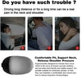 thumbnail image 2 of HOLDCY Car Neck Pillow Ergonomic Design Memory Foam  Seat Support Pillow (Gray) H190, 2 of 6