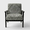 thumbnail image 3 of Designart "Minimalist Graphics II" Upholstered Transitional Accent Chair - Arm Chair, 3 of 5