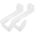 Stri 2pcs Household Z-shaped Hooks Toilet Seat Hook for Bathroom ...