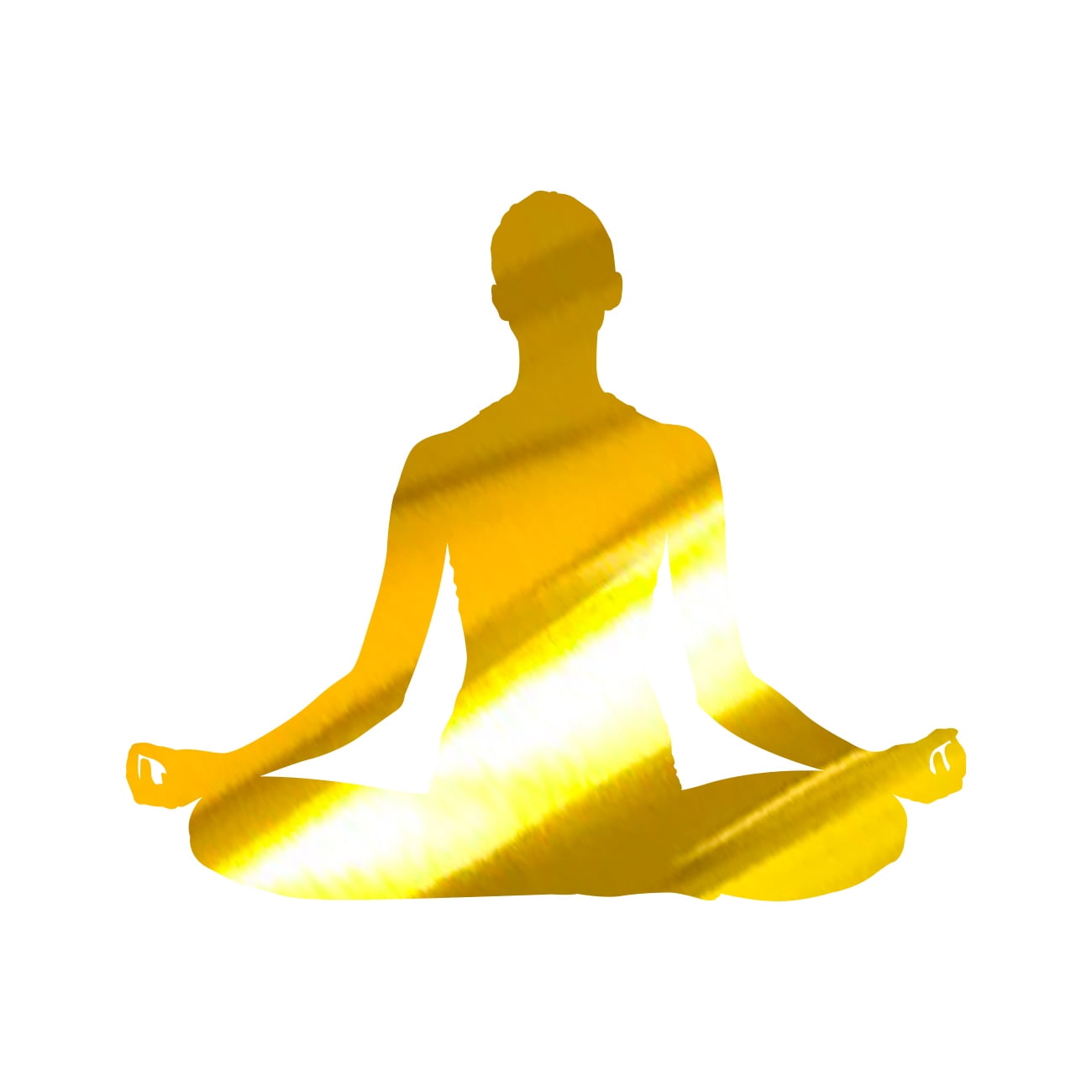 Pink Lotus Flower Yoga Magnet - 3x5 Inch Padmasana Pose Sticker For Car & Fridge