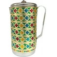 thumbnail image 3 of Stainless steel meenakari design water jug capacity -1500 ml, 3 of 5