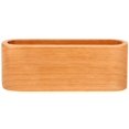 thumbnail image 3 of Elegante expositor de madera para tarjetas de visita, organizador de escritorio de nogal negro, textura de madera transparente, diseño moderno, apariencia exquisita, madera de alta calidad, duradera, 3 of 4
