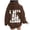 Coffee, variant on HNMKIU Womens Hoodie "Women's Valentine's Day Couples Letter Printed Hoodie With Pockets Cozy And Trendy Sweatshirt"
