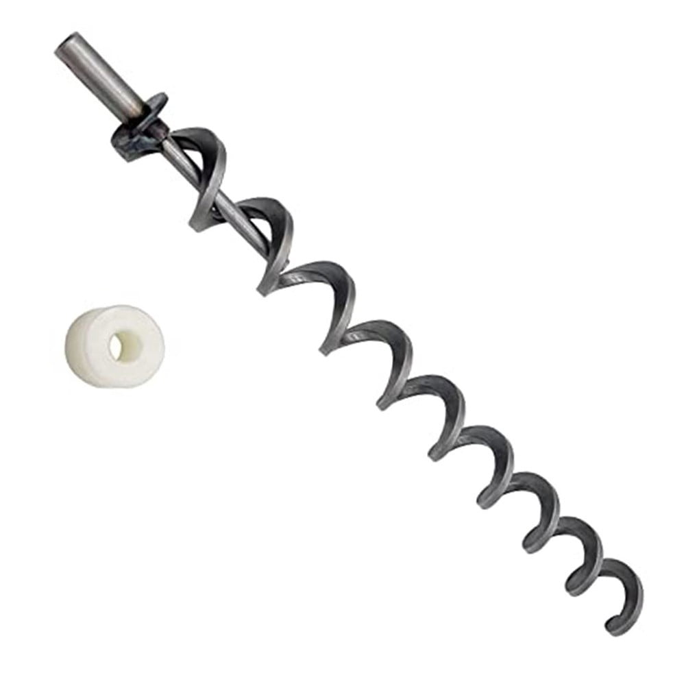 17 Inch Direct Igniter Auger Shaft Screw Push Rod/Shaft and Auger Brushing Kit, Replacement for Traeger Pellet Grills Auger