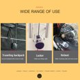 thumbnail image 3 of Cable Lock Cartoon Cow Bike Lock Helmet Lock Travel Luggage Lock Sled Lock with Retractable Steel Cable, 3 of 8