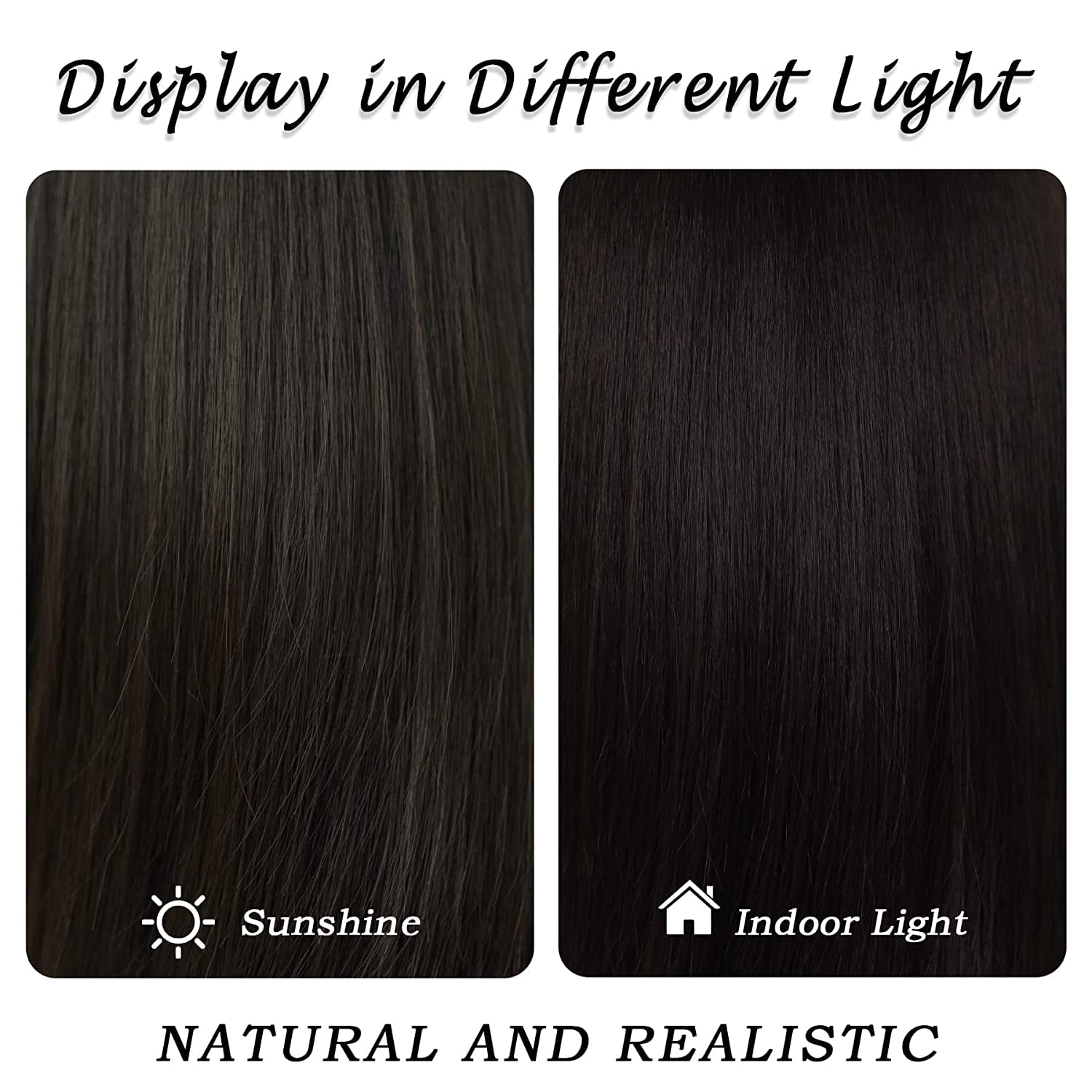 Mictong long natural black wig with bangs, women's straight hair wig, heat-resistant multi-layer wig, suitable for daily use, black, 1 piece