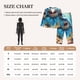 thumbnail image 4 of Balery Colorful Underwater Shark Conjunto de Pijama con Estampado para Mujer, Conjunto de Dos Piezas con Manga Larga, Ropa de Dormir Suave con Bolsillos, Pijamas Cómodos-X-Large, 4 of 7