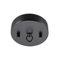 thumbnail image 2 of Aspen Creative 21517-12 Contemporary Fixture Canopy Kit, 4-3/4" Diameter with Loop, 7/16" Center Hole, Matte Black, 2 Sets/Pack, 2 of 5