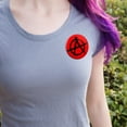 thumbnail image 2 of Anarchy Symbol Red Pinback Button Pin, 2 of 4