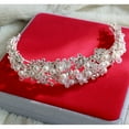 thumbnail image 2 of KAKOWELY Diadema tipo tiara para novia, con cristales, diamantes de imitación y perlas, para mujer, 2 of 4