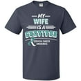 thumbnail image 3 of Inktastic My Wife is a Survivor Cervical Cancer Awareness T-Shirt, 3 of 5