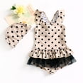 thumbnail image 5 of Traje de baño para niñas pequeñas, ropa de flores para niños, traje de baño para niños con volantes de encaje, traje de baño de una pieza con estampado de estilo coreano para niños, 5 of 5
