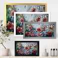 thumbnail image 4 of Designart 'Bouquet of Poppies Retro Style' Traditional Framed Art Print, 4 of 4
