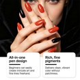 thumbnail image 3 of Nail Polish Pens, Polish Nail Polish Pens,Nail Pens, Quick Dry Nail Art Pens, Air Dry Nail Paint, No Uv Lamp Needed, Easy Control Brush Tip, 3 of 5