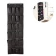 thumbnail image 1 of Organizador de zapatos colgante YONGSHENG 24 bolsillos malla color negro, 1 of 5