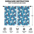 thumbnail image 2 of Blackout Kids Curtains,Blue Stars and Baseballs Pattern Childrens Insulated Curtains Set Of 2,Bedroom Essentials,Toddler Room Decor 42"x63", 2 of 5