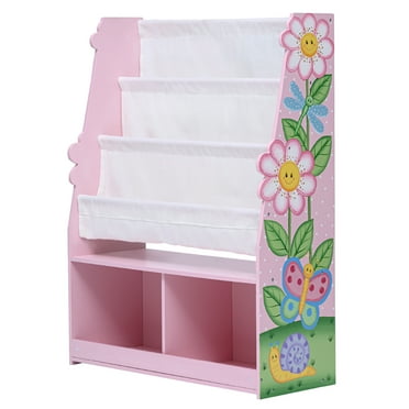 Fantasy Fields Magic Garden Kids Wooden Display Book Rack with Storage