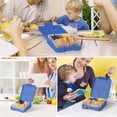 thumbnail image 4 of Bento Boxes Lunch Box for School, Leak-Proof Small Bento Box 4 Compartment Toddler Lunch Container for Daycare, Ideal Portions Size for Ages 3 to 7, 4 of 7