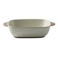 thumbnail image 1 of Household Stone-Patterned Double-Handled Baking Pan Vintage Rough Ceramic Square Deep Dish Steaming Bowl, 1 of 7