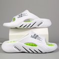 thumbnail image 1 of Zapatillas de masaje para hombre, sandalias para interiores y exteriores, zapatos informales de playa, Chanclas de suela suave, verano, 2023, 1 of 4