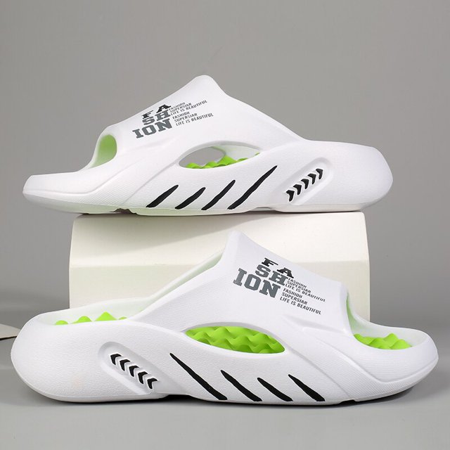 Zapatillas de masaje para hombre, sandalias para interiores y exteriores, zapatos informales de playa, Chanclas de suela suave, verano, 2023