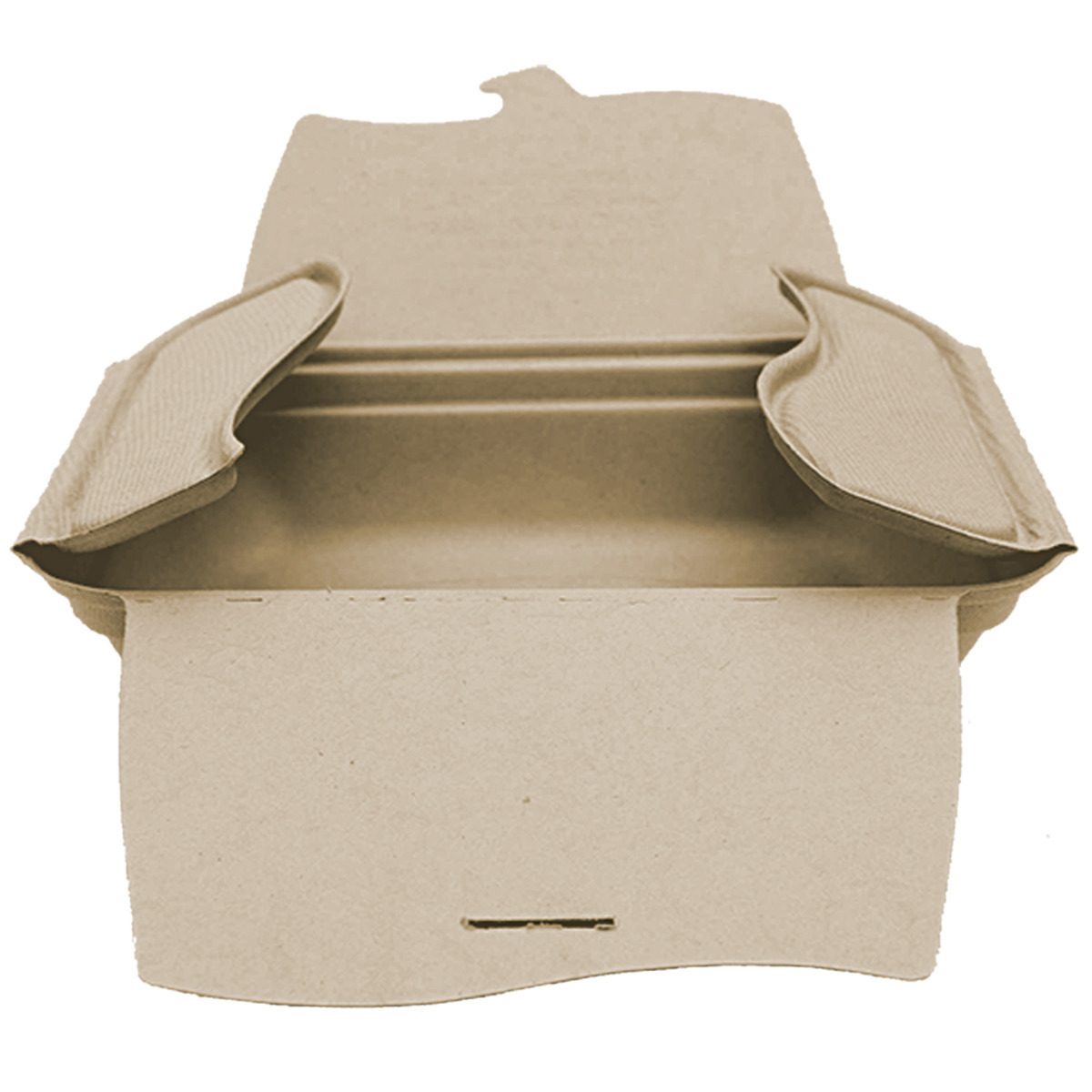 World Centrics 48 oz Compost-A-Pak Container - Unbleached Plant Fiber ...