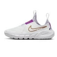 thumbnail image 2 of Nike Unisex-Child Flex Runner 2 Running Shoes, White/Metallic Copper, 3 Little Kid, 2 of 4
