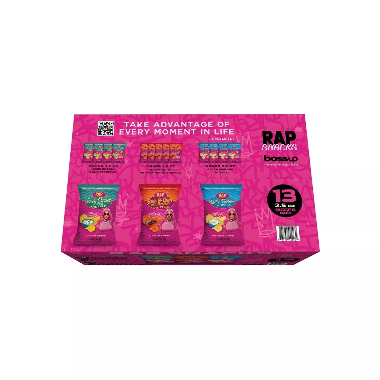 Rap Snacks Nicki Minaj Variety Pack Chips (Pack of 13) - image 3 of 5