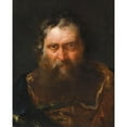 thumbnail image 2 of Giuseppe Nogari 15x18 Gold Ornate Wood Frame and Double Matted Museum Art Print Titled - Portrait of a Bearded Man, 2 of 4