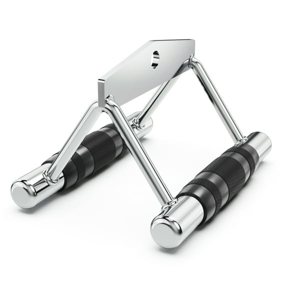 Synergee Double Accessoire de Câble D Handle – Accessoire de Gym à Domicile pour Machine à Câble, Prise en V pour Entraînement de Poids