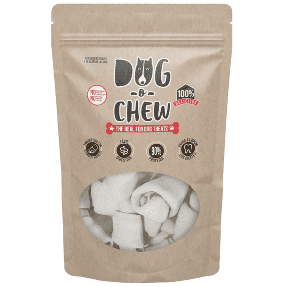 DOG-O-CHEW, Carnaza para Perro, Premio para Perro, Hueso 4"-5" (10 a 13 cm), Paq 6 piezas DOG-O-CHEW HUESO 4-5