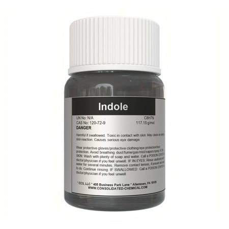 Indole Powder | Chemical Intermediate & Aroma Compound - 50 Grams