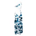 thumbnail image 2 of Lenago Robes de Printemps Grande Taille pour Femmes 2023 Mode Décontractée d'Été Sans Manches Imprimé Robe Fendue à une Épaule Robes de Plage d'Été en Liquidation, 2 of 5