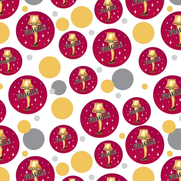 A Christmas Story Fragile Premium Gift Wrap Wrapping Paper Roll