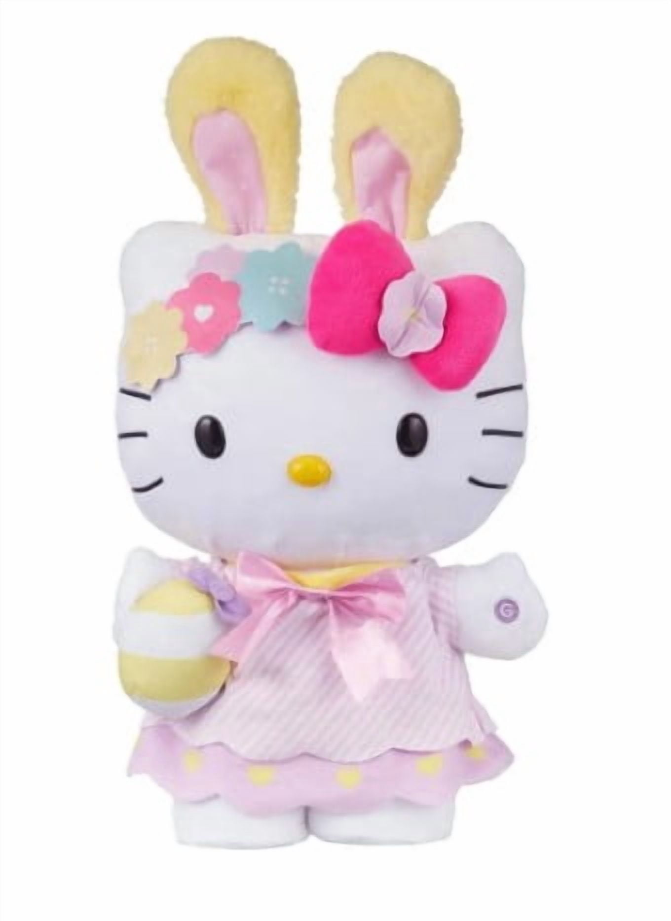 Hello Kitty Easter Bunny Animated Musical Dancing Side Stepper