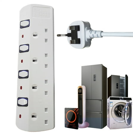 Uk Travel Plug Adapter Travel Strip with Multisocket Multiple Sockets and Independent Switches Surge for Travelers Global Trips Singapore practical