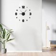 thumbnail image 4 of Reloj de Pared Moderno Sin , con Números 3D Grandes, Ideal para Decorar el Hogar y la Oficina. Decoración Artística Plateada., 4 of 5